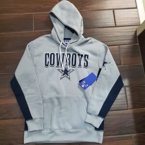 NWT NFL Dallas Cowboys Hoodie Mens M Grey MSRP$85
